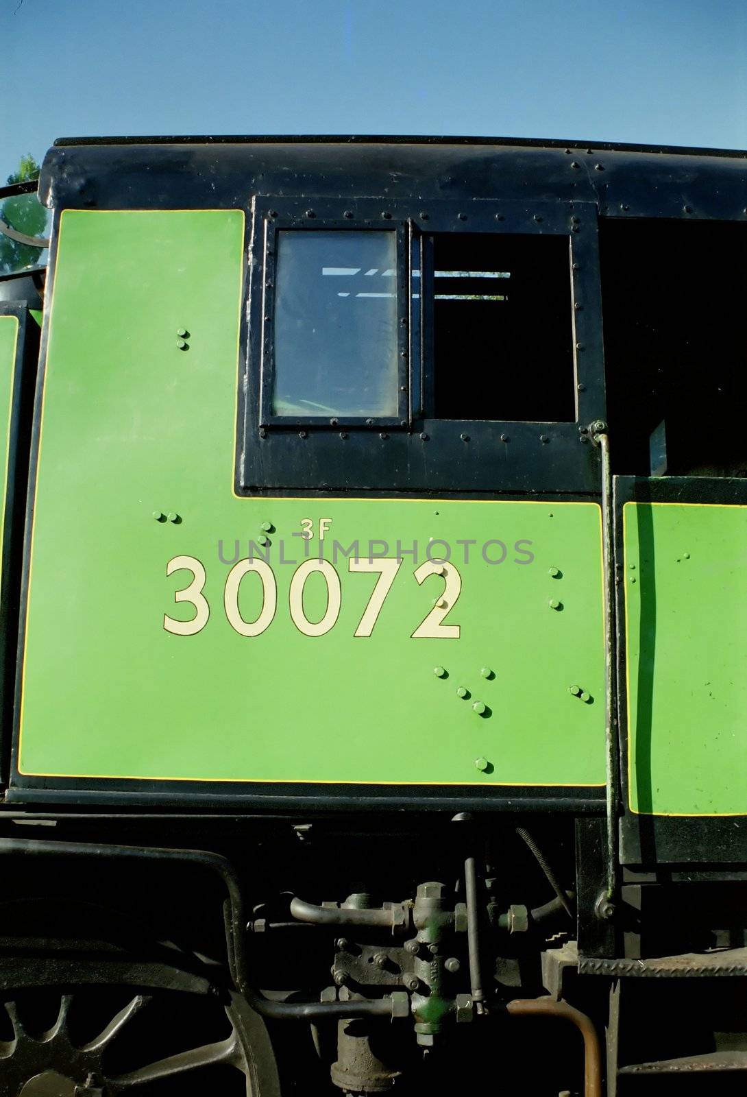 Cab Side View of30072 Tank Engine at Haworth Engine Shed