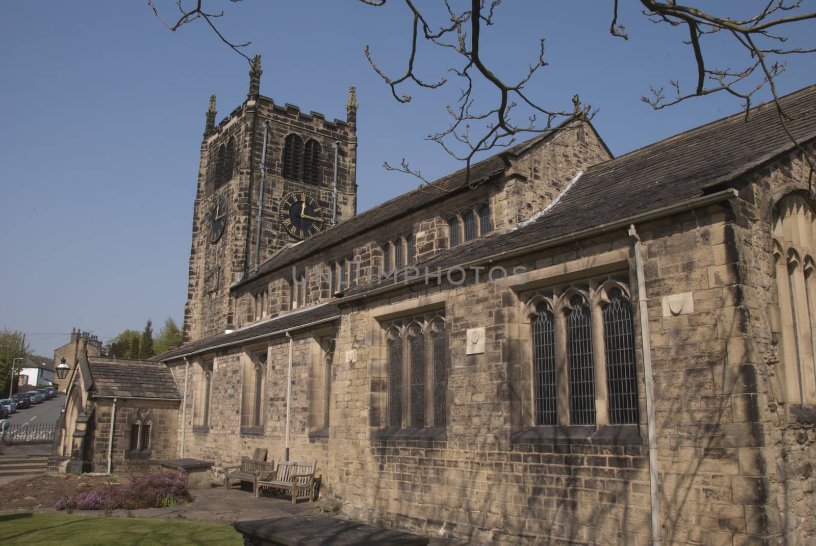 A Church and Churchyard of a Yorkshire Village