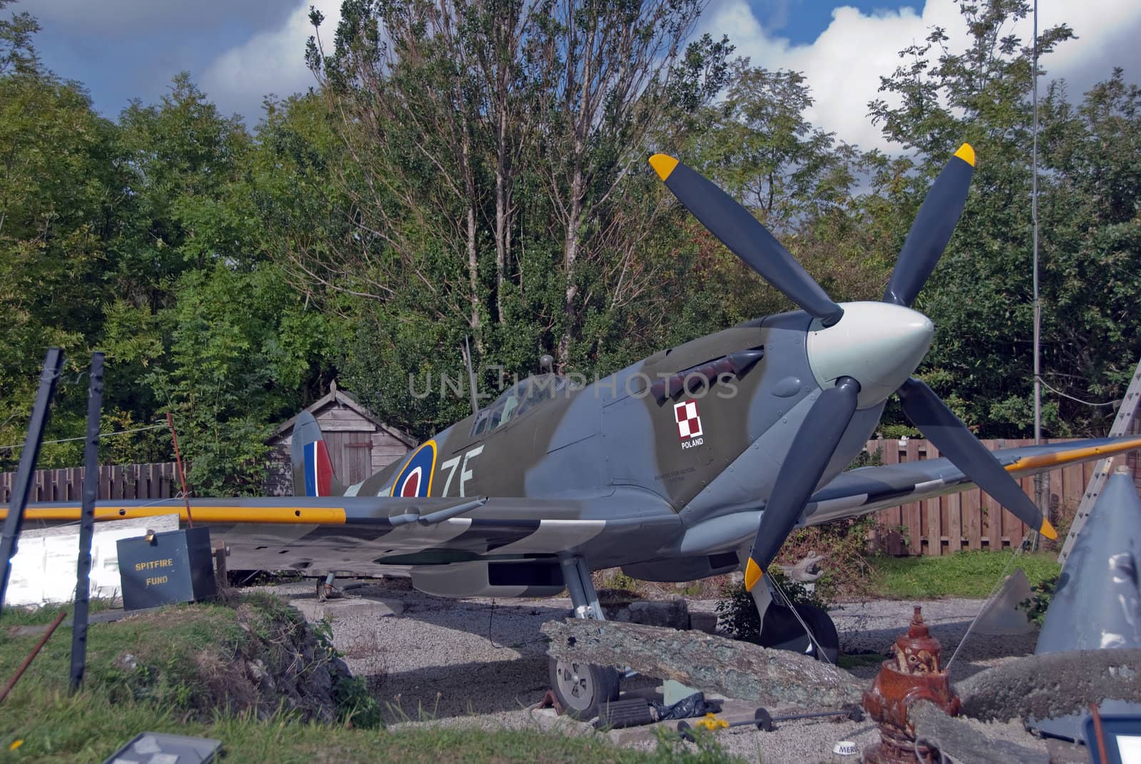 Spitfire Replica in Polish Squadron Livery