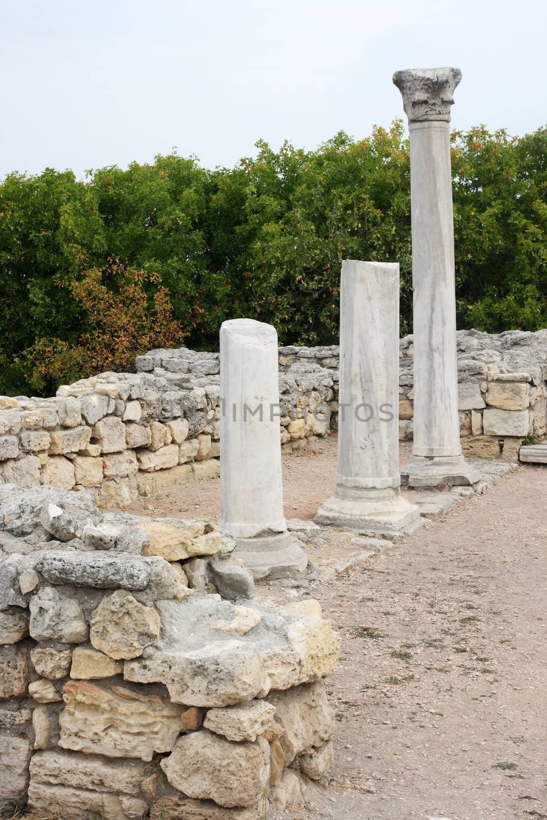 ruins of Chersonese, Sevastopol, Crimea, Ukraine. (VI centuries B.C.)
