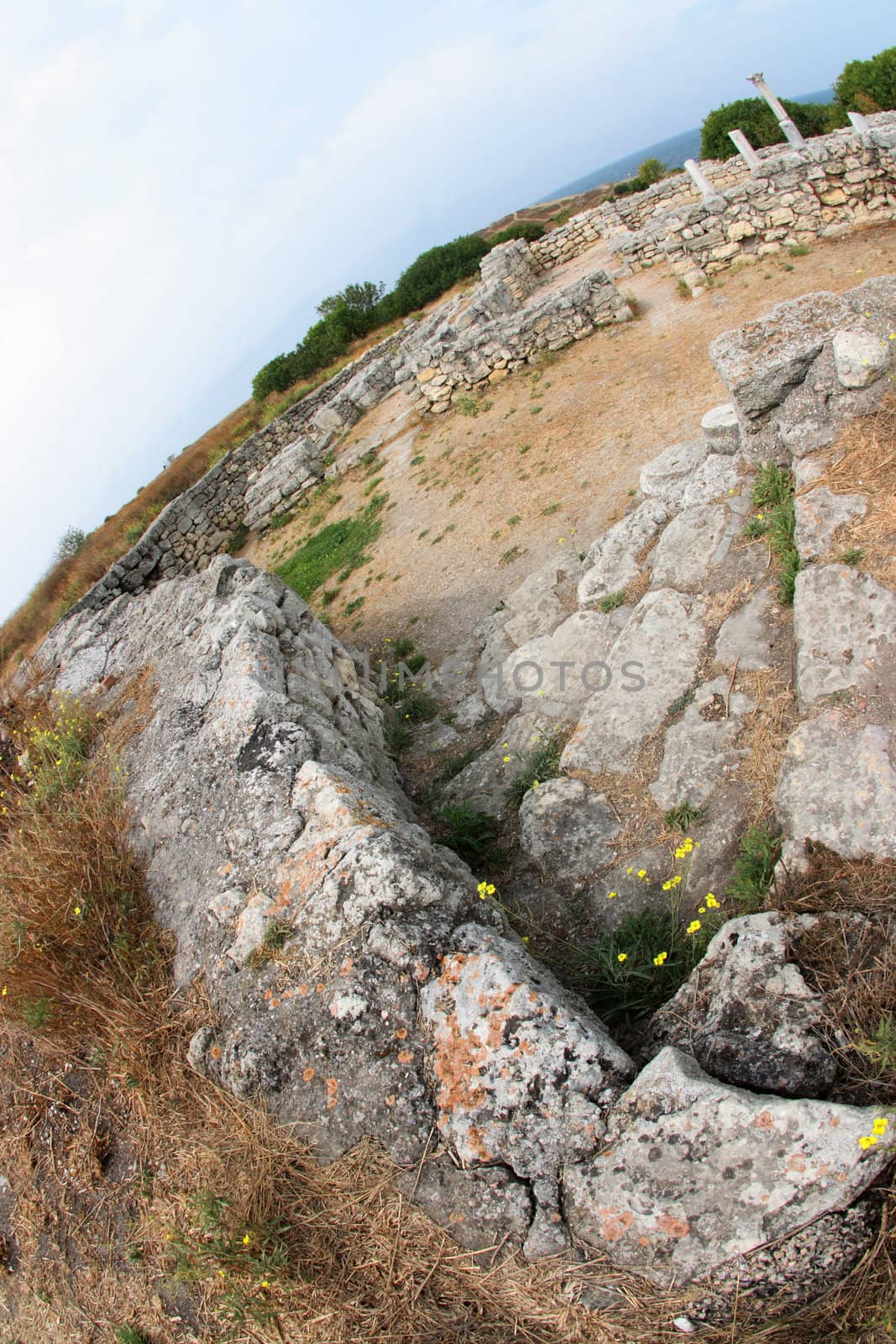 ruins of Chersonese, Sevastopol, Crimea, Ukraine. (VI centuries B.C.)
