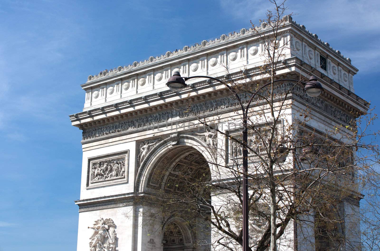 Arc de Triomphe, square Champs Elysees, Paris, France