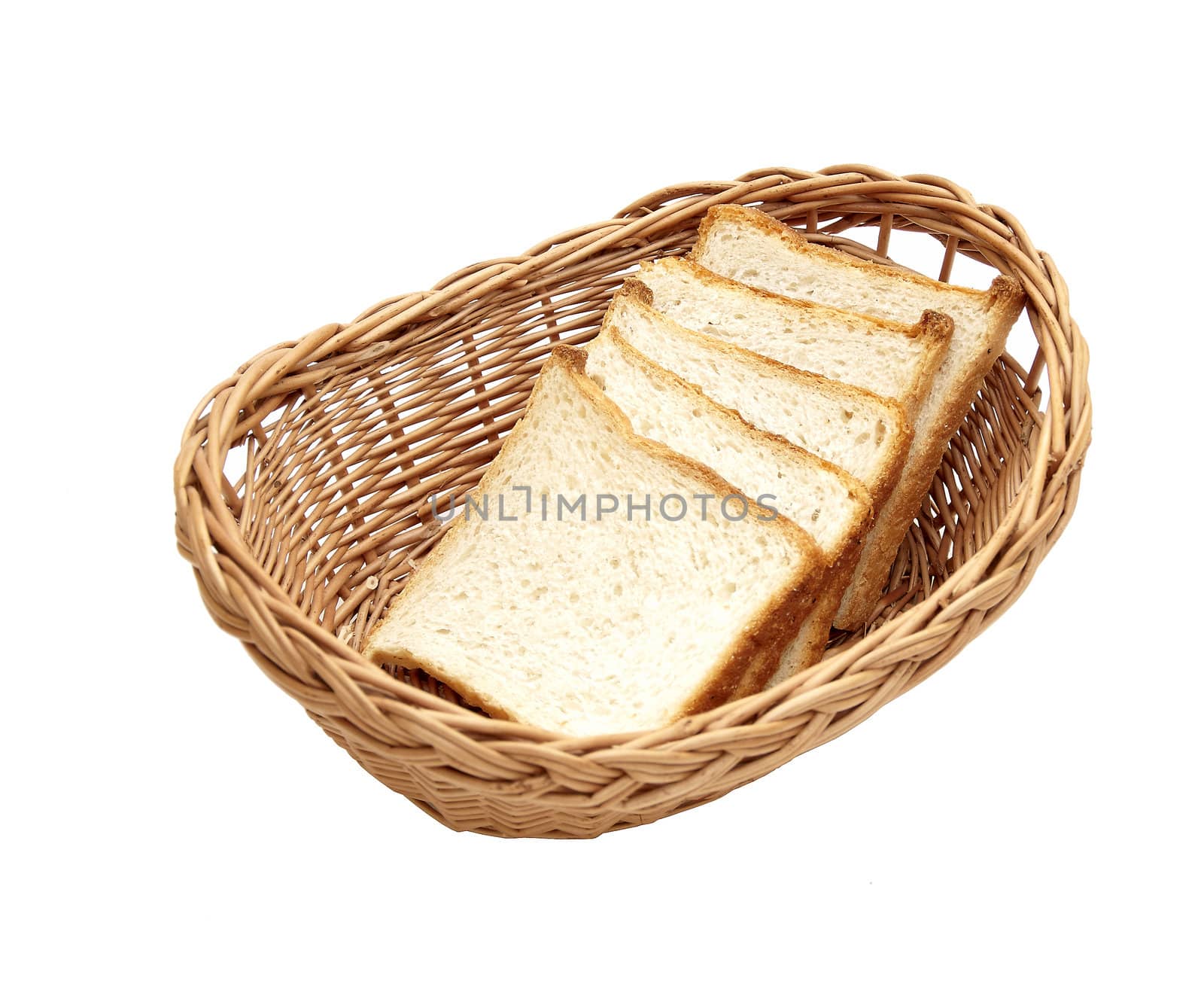 bread in a wicker basket by adam121