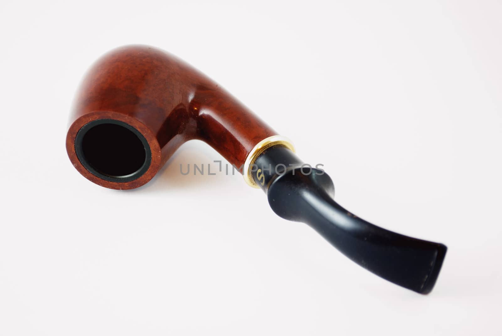 pipe for smoking on a white background