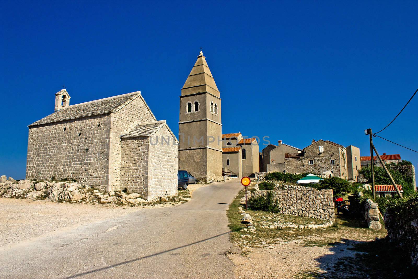 Mediterranean town of Lubenice, Island of Cres by xbrchx