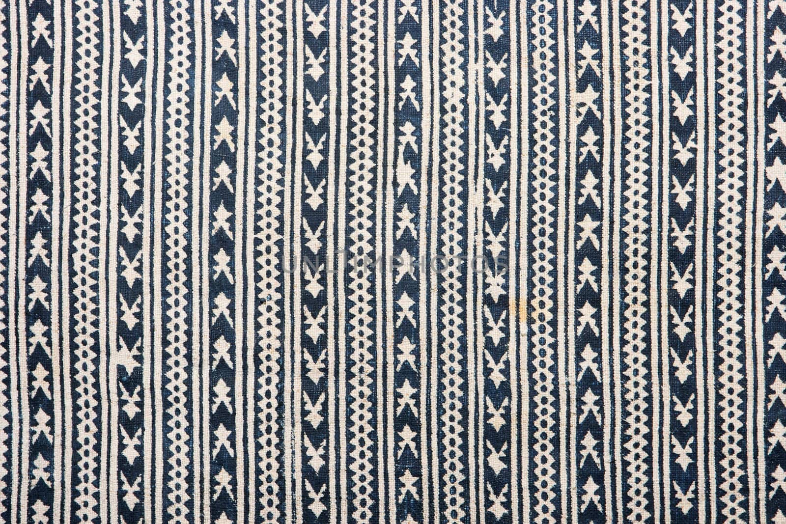 blue textile flax fabric wickerwork texture background

