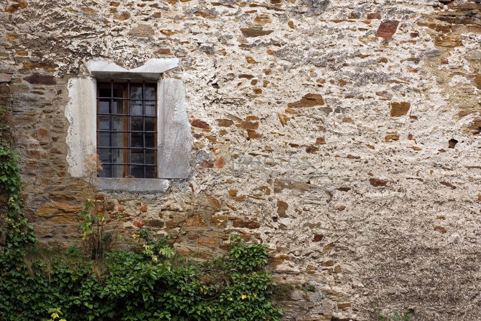 Window in the old castle
