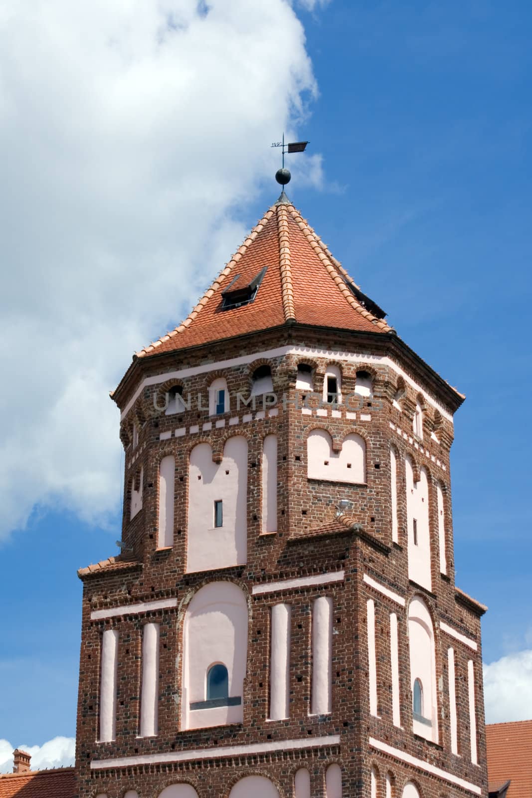 Right tower of Mir Castle, Belarus