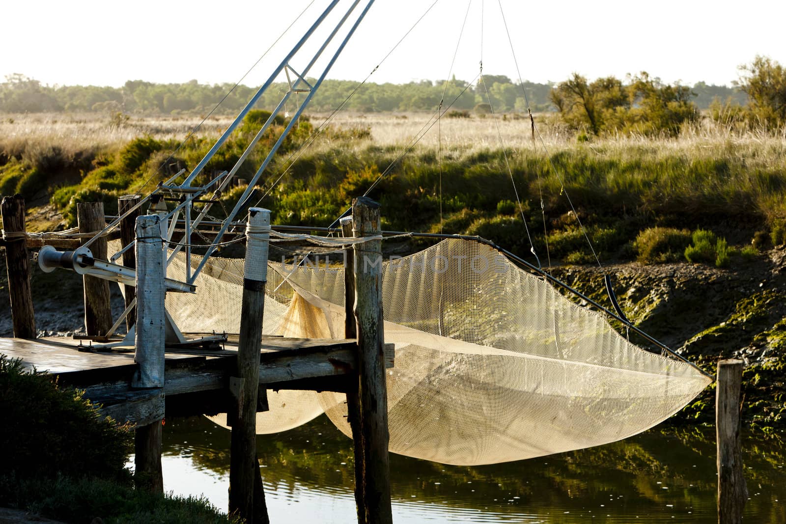 fishing net, Oleron Island, Poitou-Charentes, France by phbcz