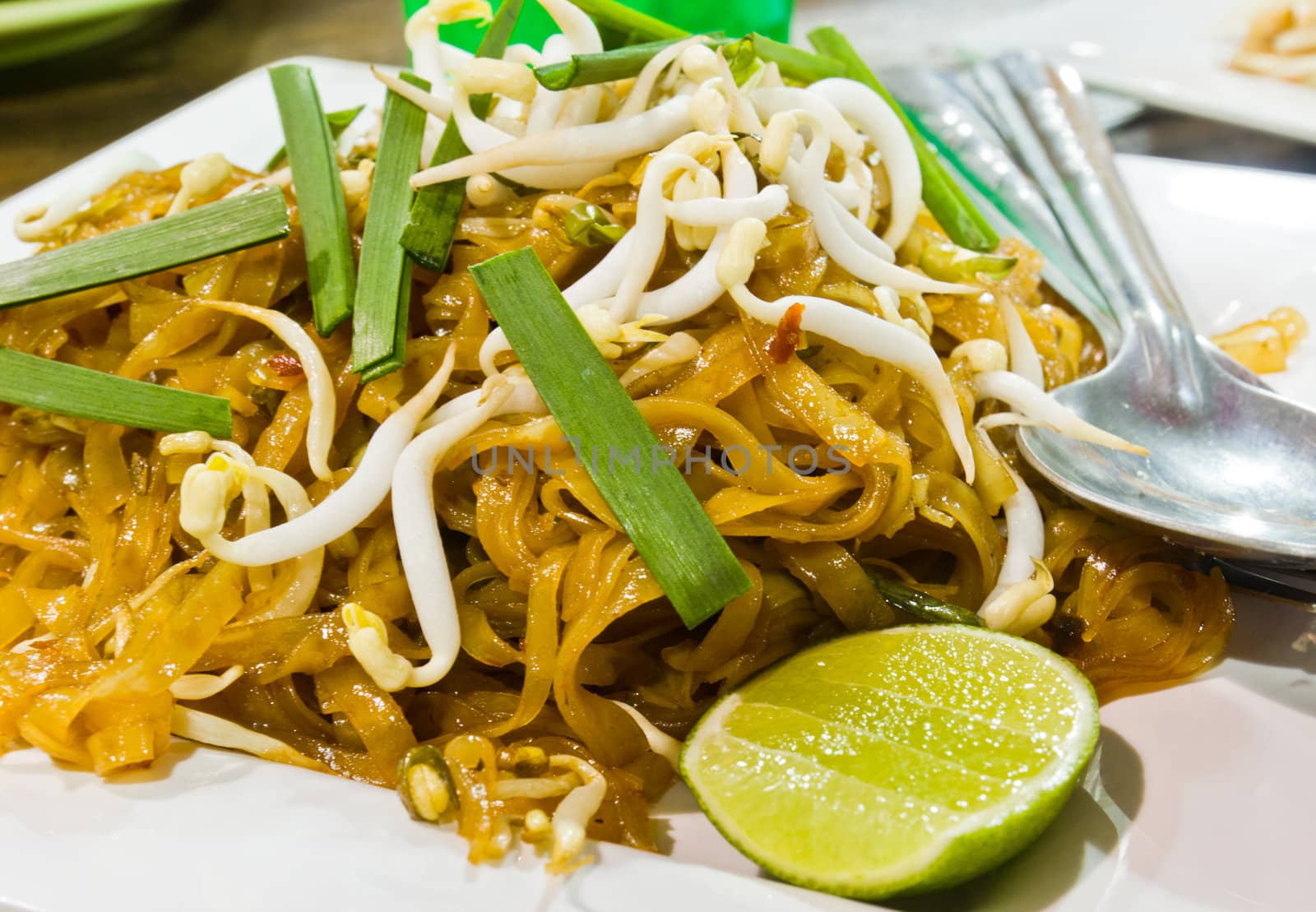The favorite thai noodle Traditional Padthai