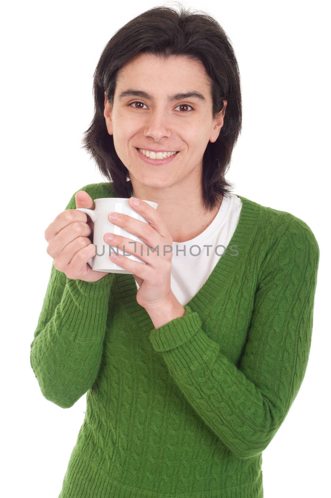 Woman holding mug by luissantos84