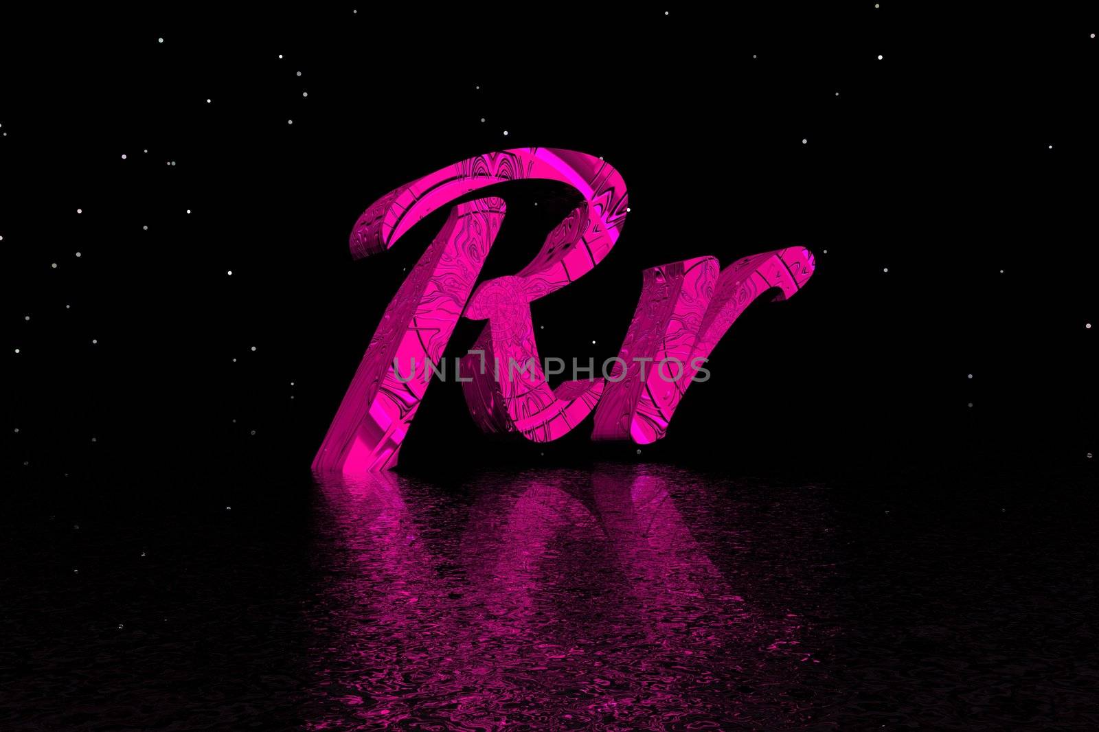 letter r pink