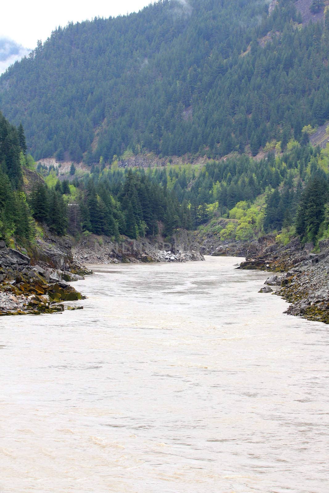 River at Frazer Canyon, British Columbia, Canada