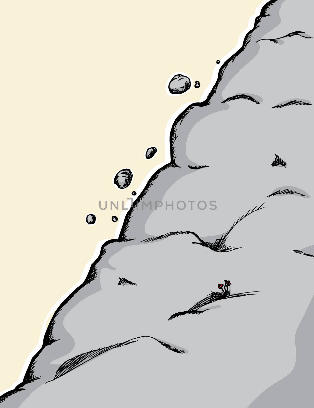 Falling Rocks by TheBlackRhino