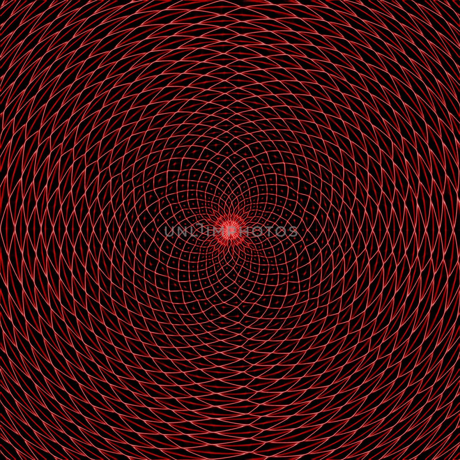 High resolution image mosaic. 2d illustration over  black background. To use as a texture.