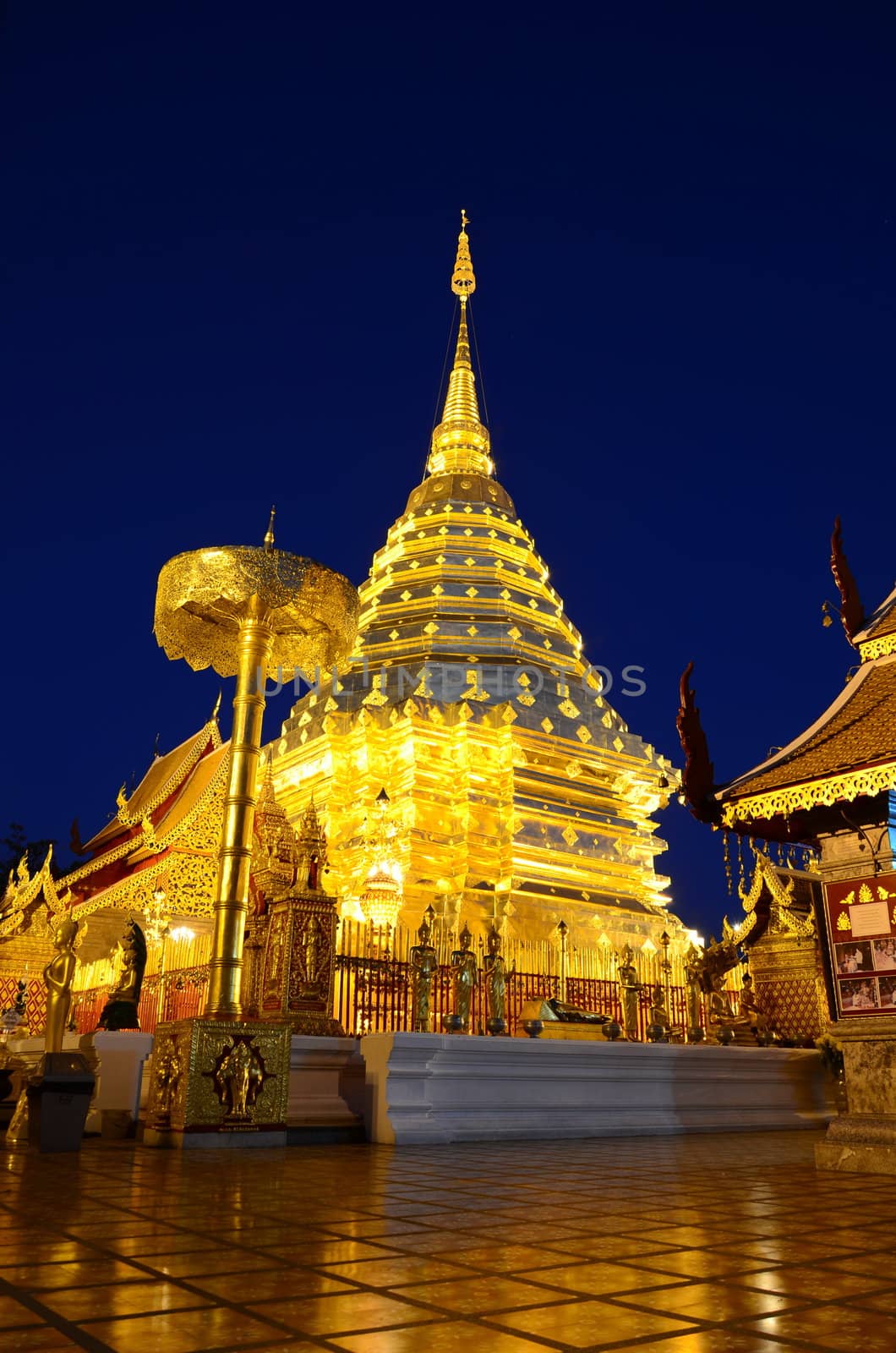 Wat Phra That Doi Suthep, Chiang Mai, Thailand. by chatchai