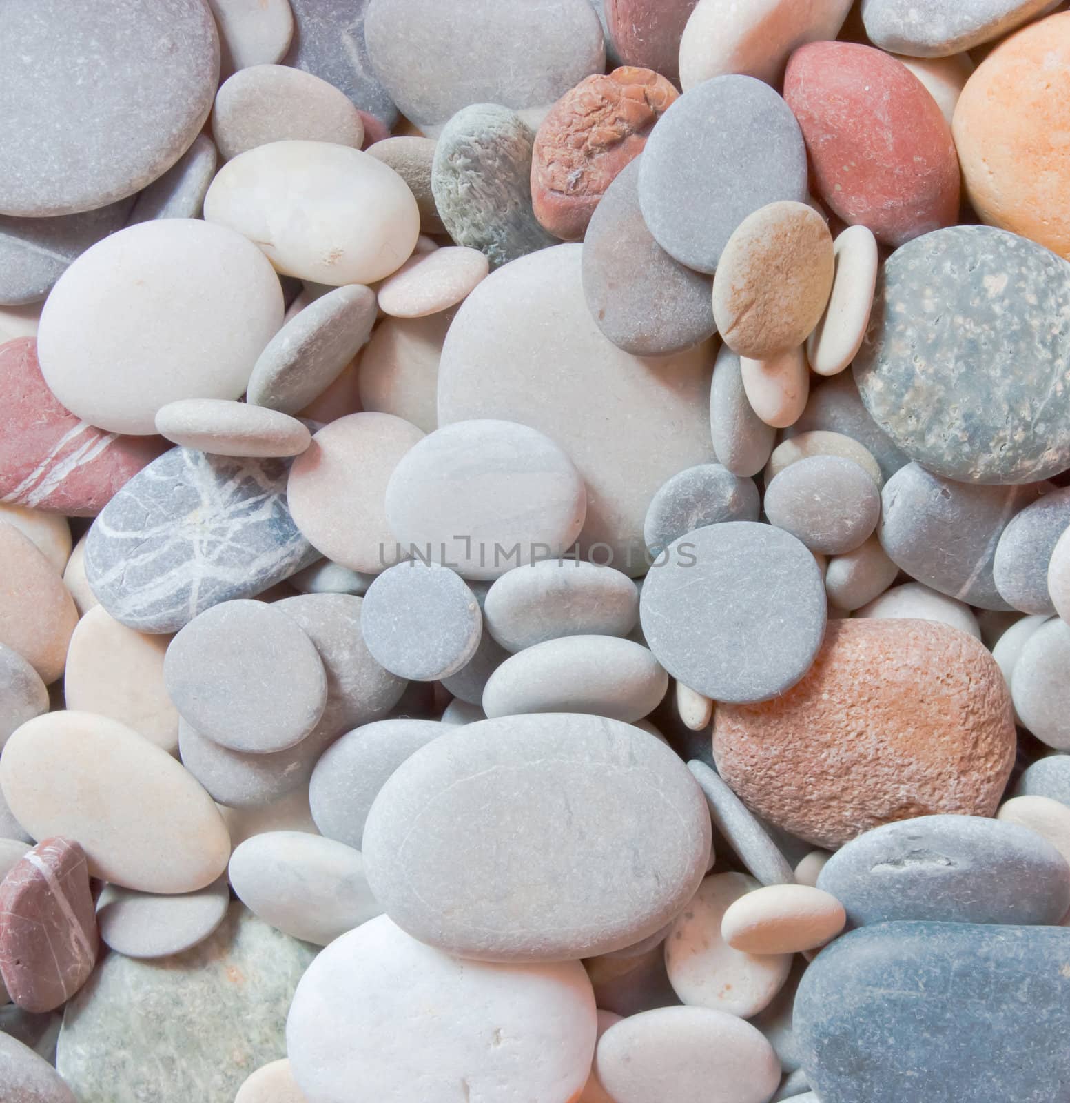 Background of corlored pebbles