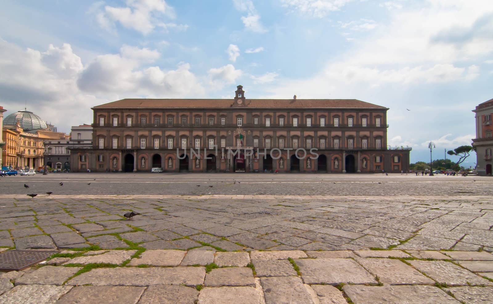 famous royal palace in Naples, italy