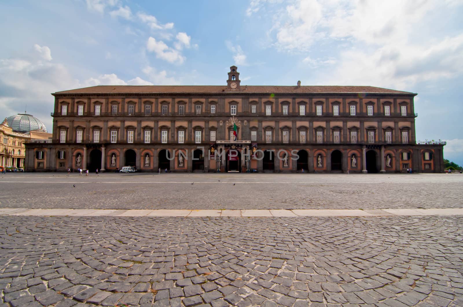 famous royal palace in Naples, italy