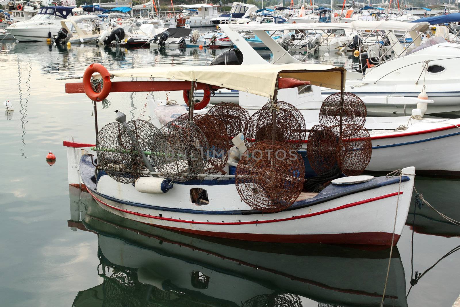 small fishing boat by goce