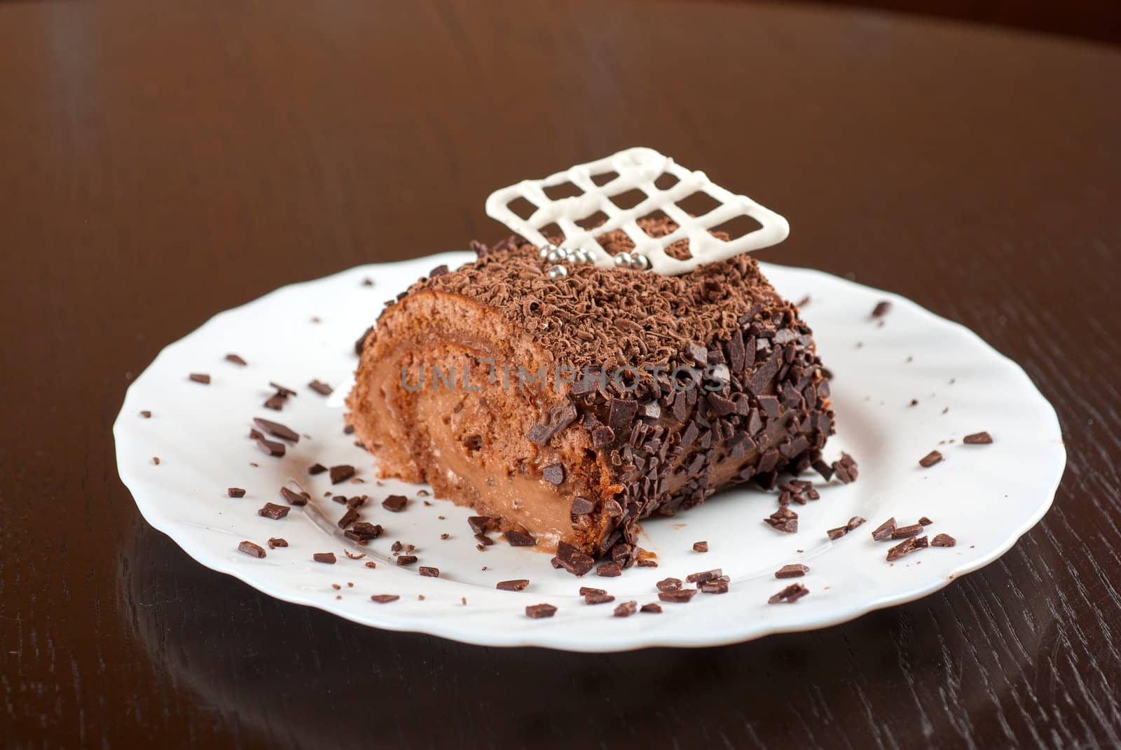 fresh baked cupcake on a wooden table