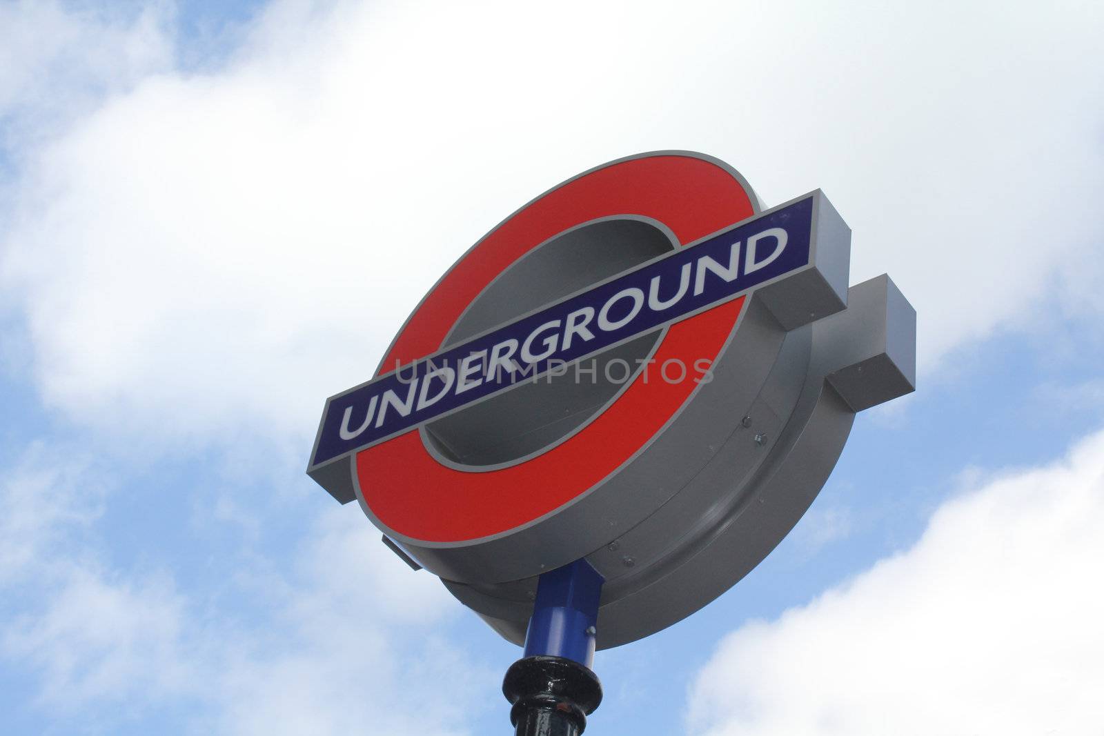 london underground sign for the tubes