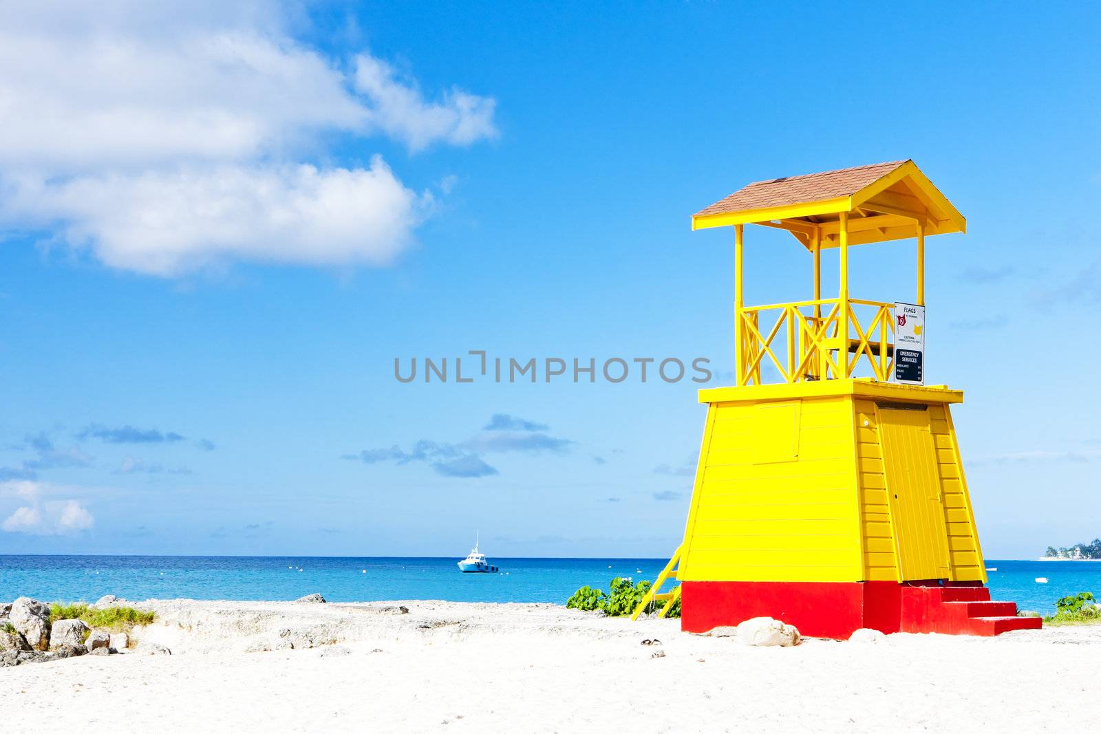 cabin on the beach, Enterprise Beach, Barbados, Caribbean