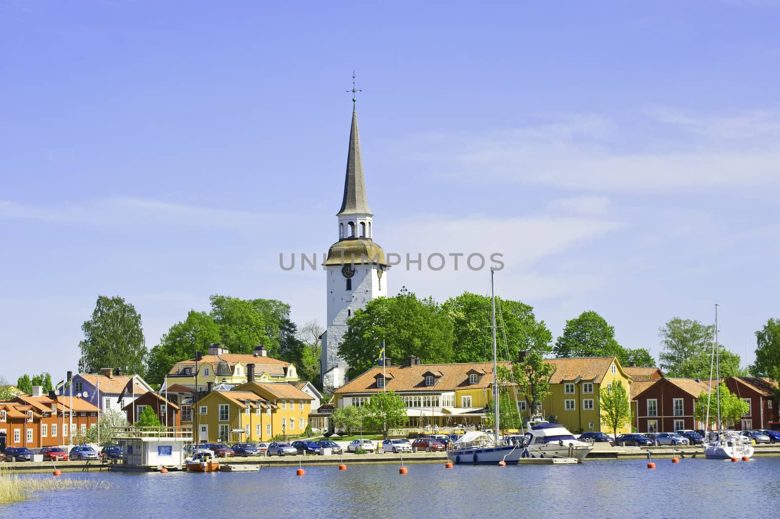 Small sweden town Mariefred, taken on May 2011