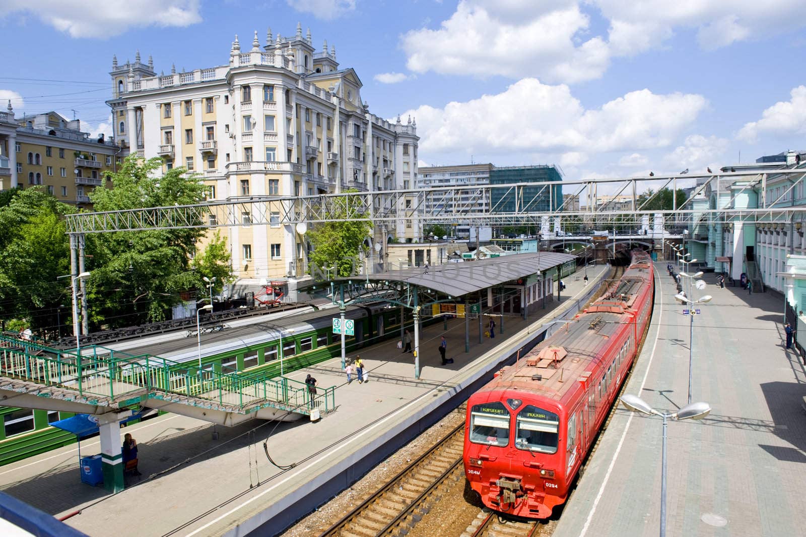 The Belorussian railway station in Moscow taken on May 2011