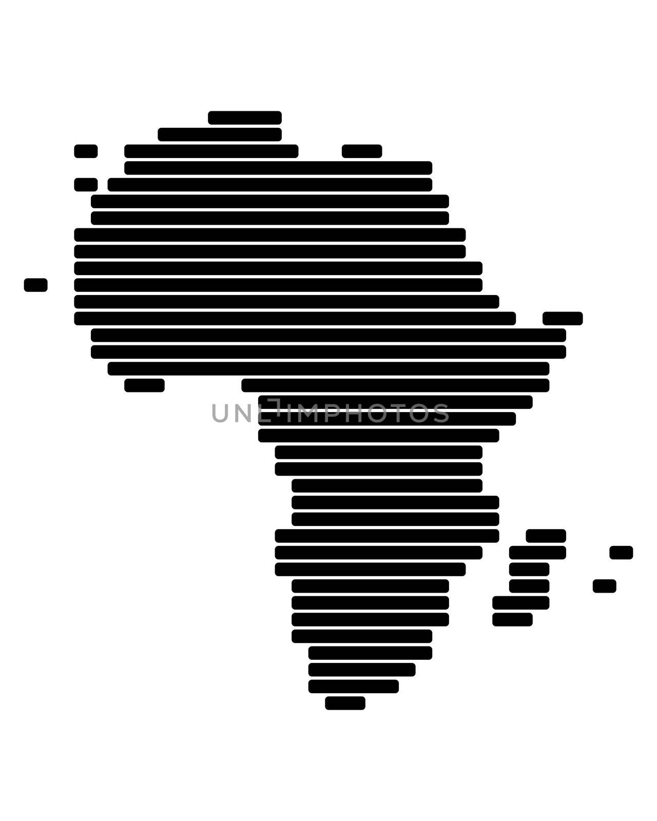 Map of Africa by rbiedermann