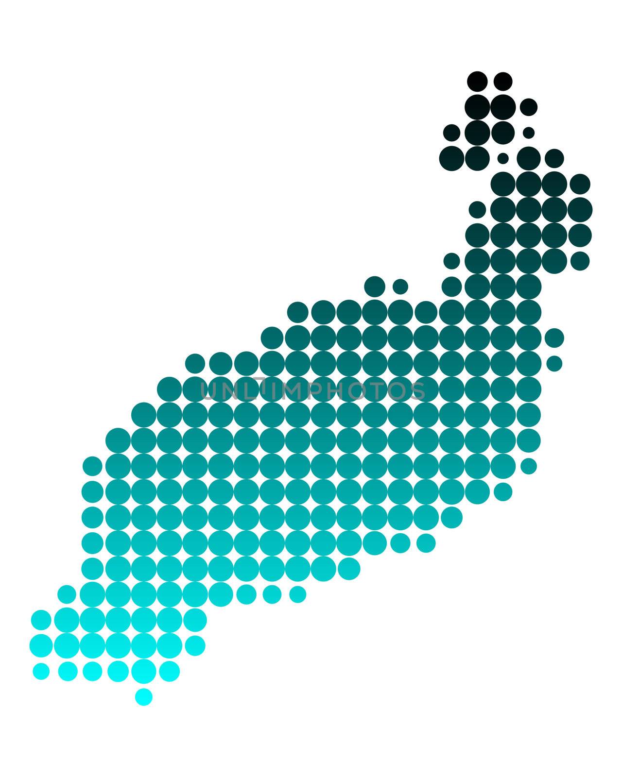 Map of Lanzarote