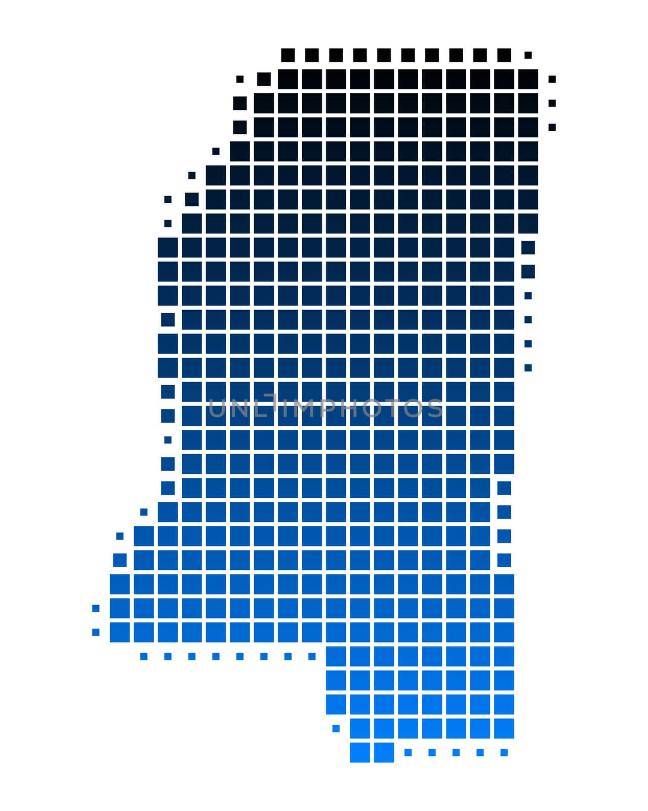 Map of Mississippi by rbiedermann