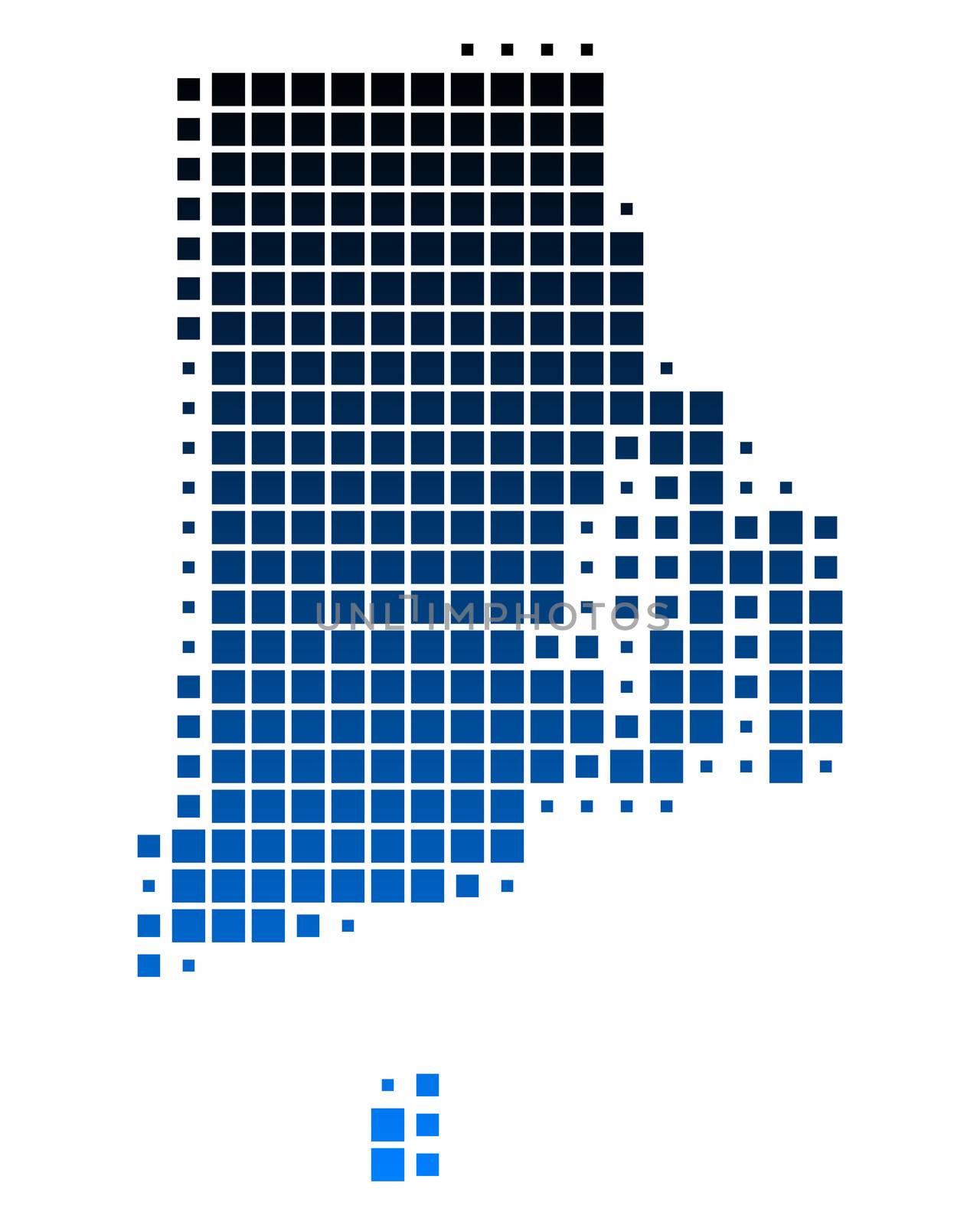 Map of Rhode Island by rbiedermann