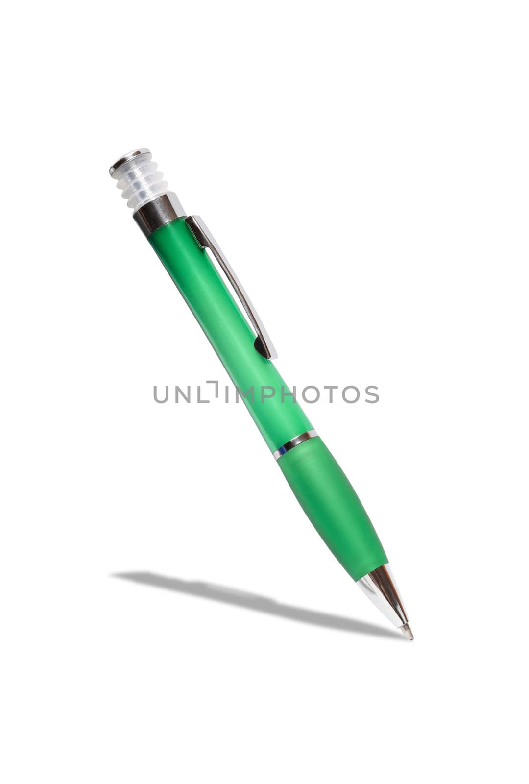 Green Ballpoint Pen by kvkirillov