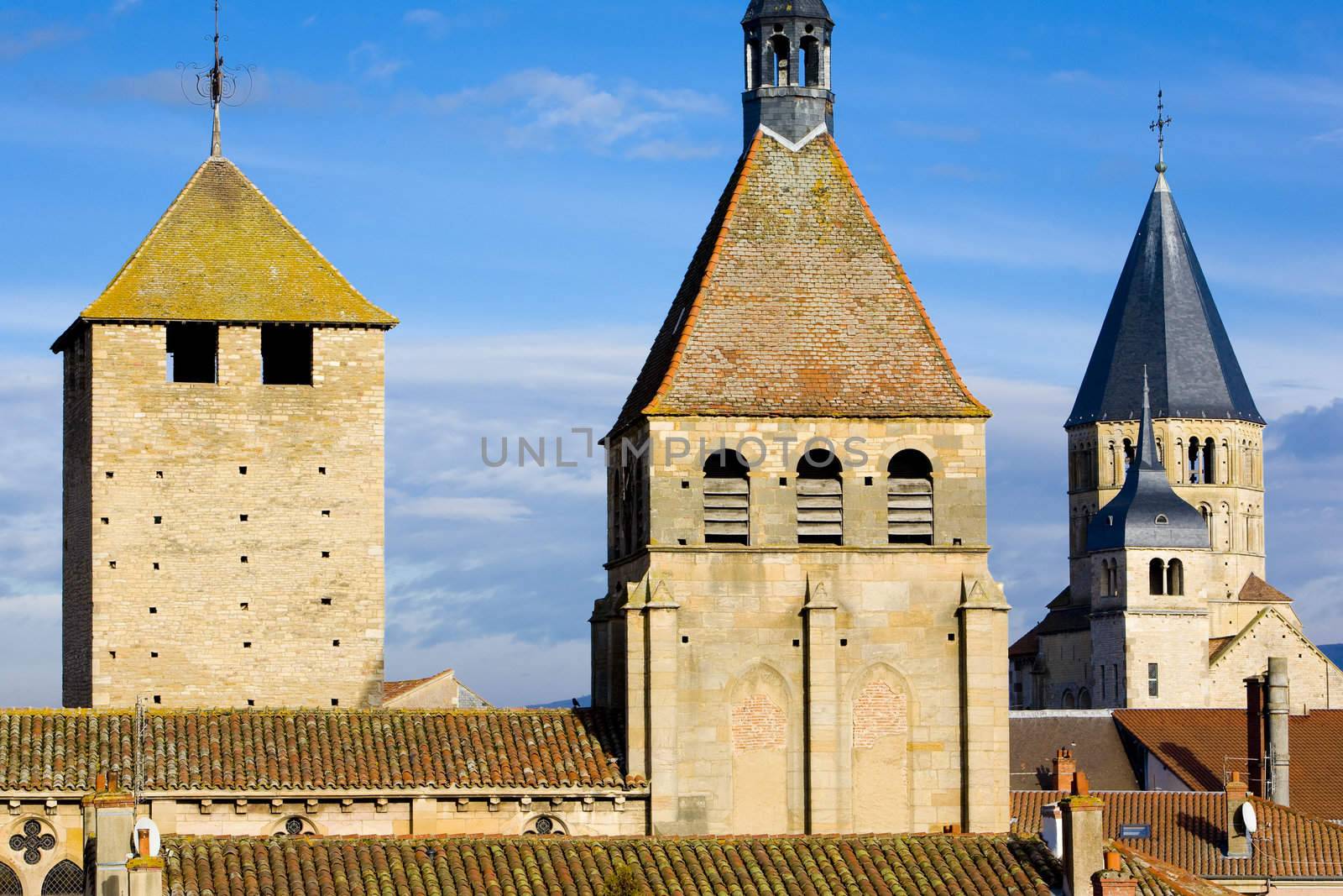 Abbey of Cluny, Burgundy, France by phbcz