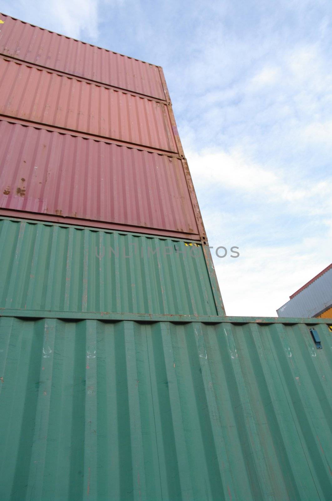 containers in a container terminal