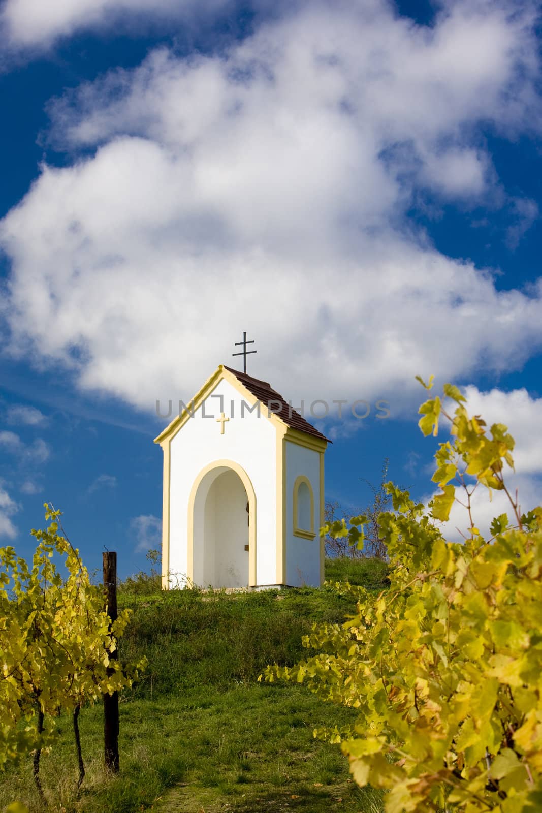 chapel near Hnanice, Znojmo Region, Czech Republic