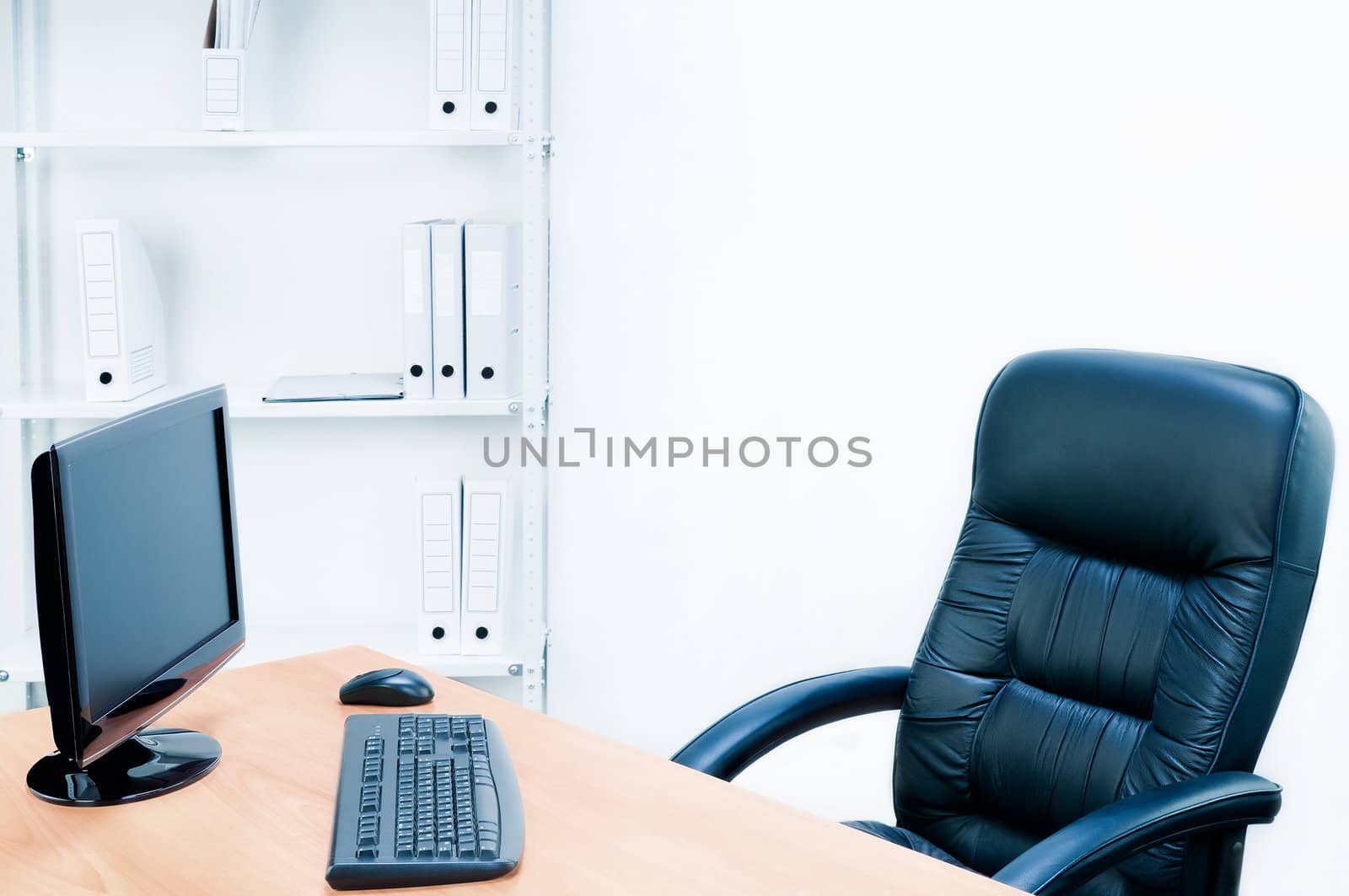 Armchair and table, isolated on white background by zeffss