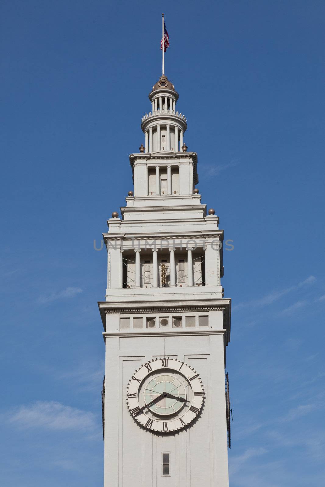 San Francisco Ferry Building is a terminal for ferries that travel across the San Francisco Bay and a shopping center