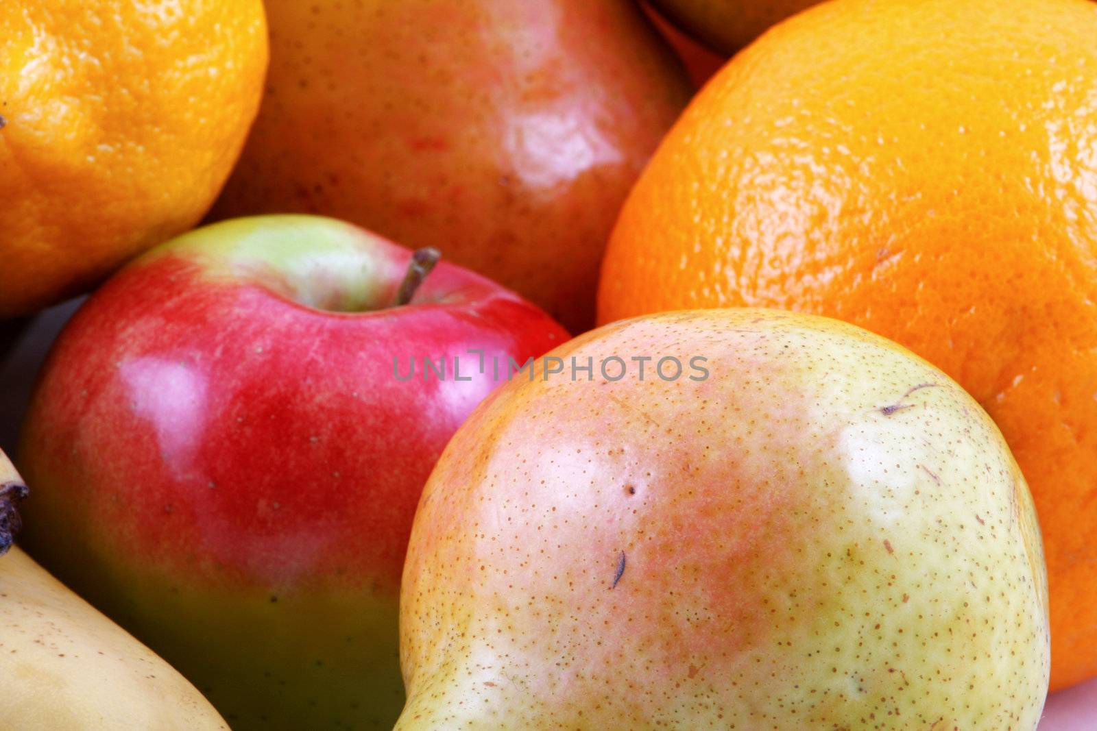 Colorful fresh group of fruits