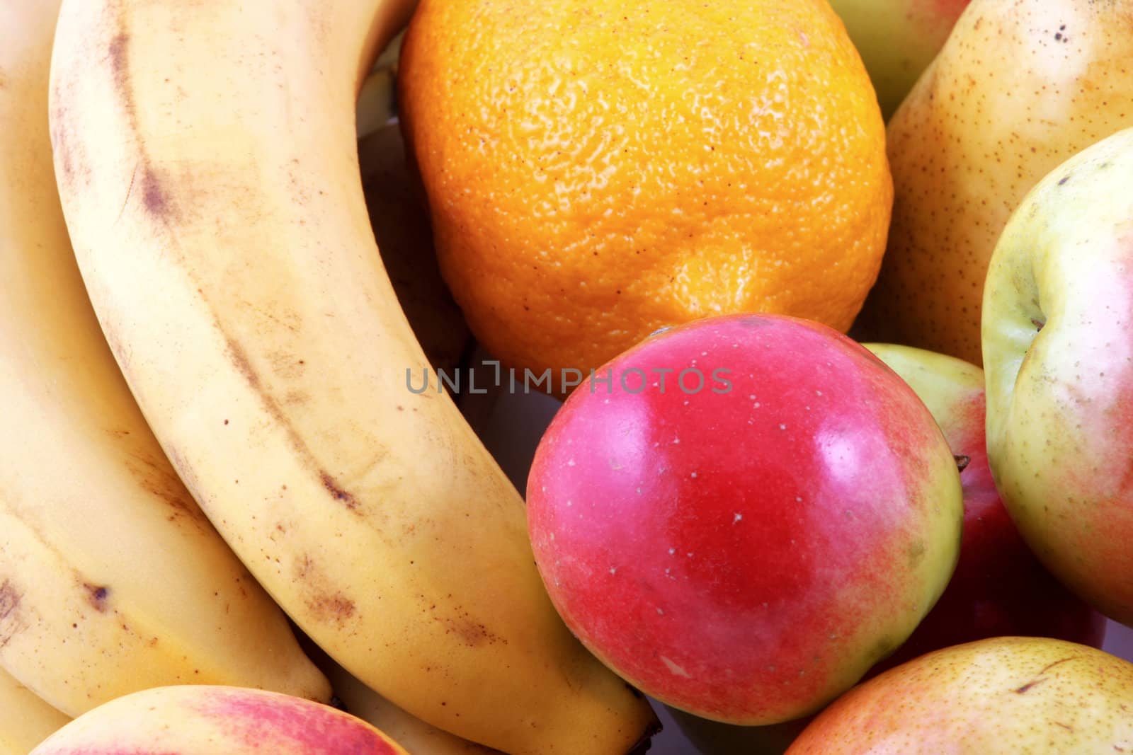 Colorful fresh group of fruits