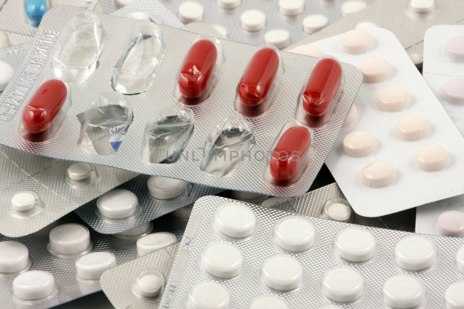 Packs of pills