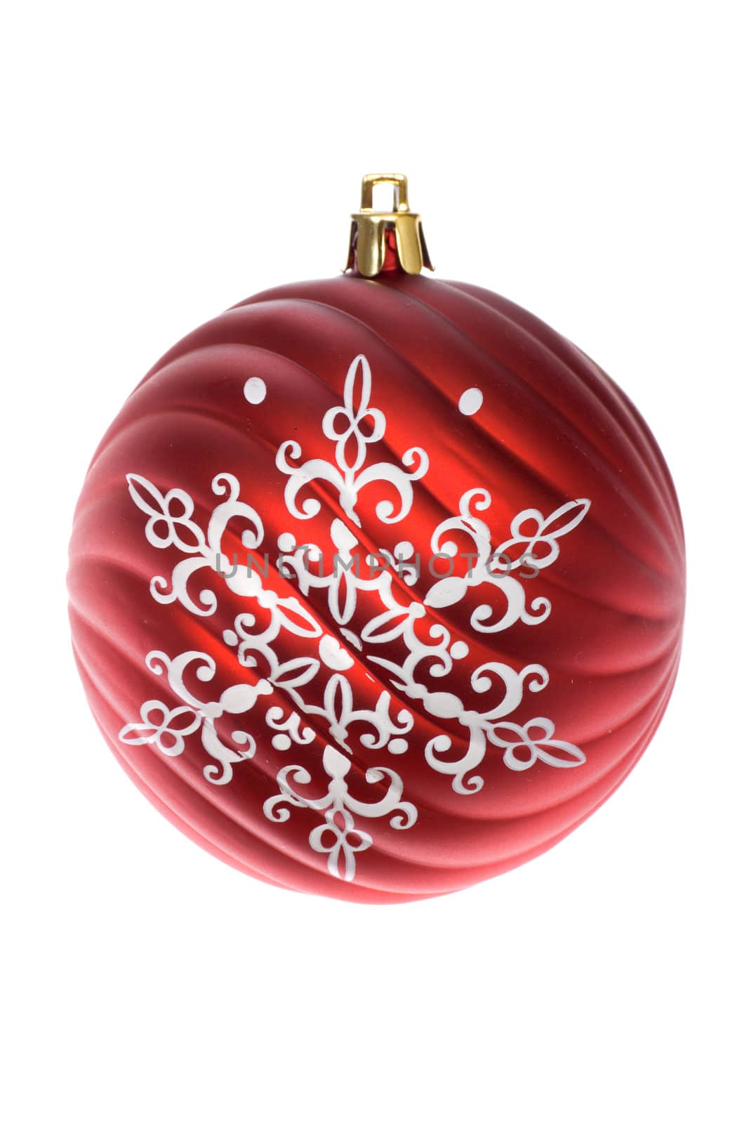 Christmas Decoration, photo on the white background 