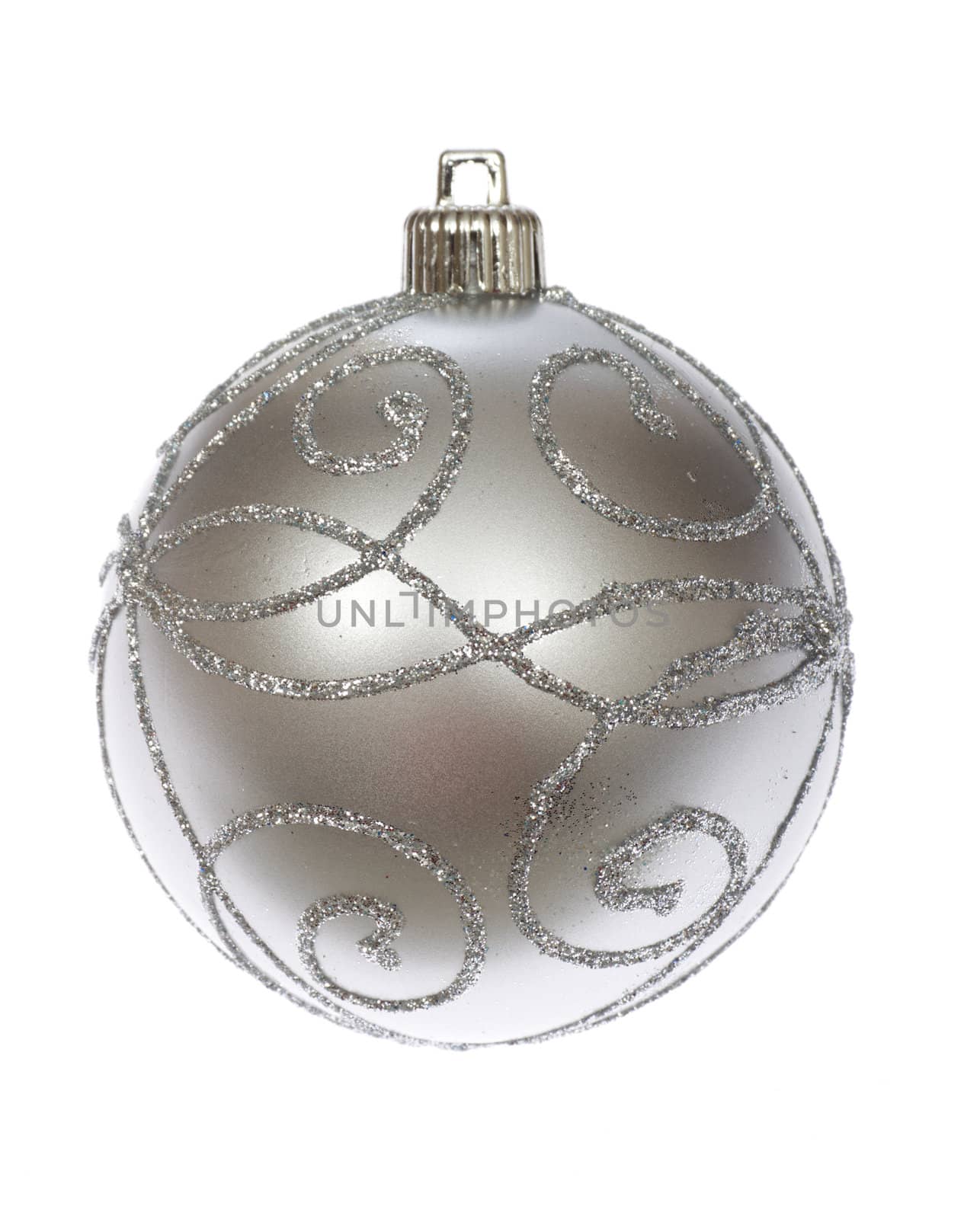 Christmas Decoration, photo on the white background 