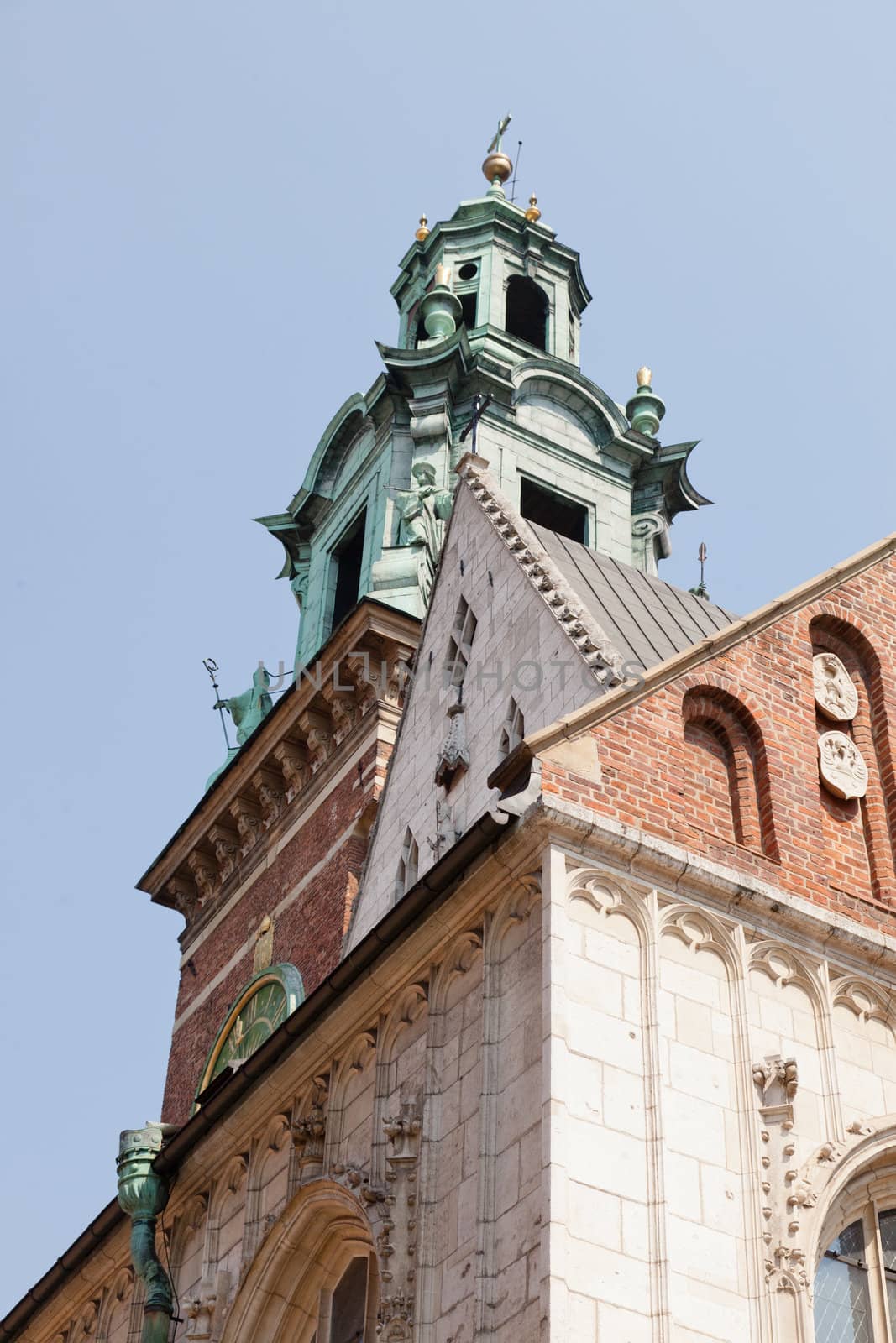 Wawel Cathedral, also known as the Cathedral Basilica of Sts. Stanisław and Vaclav, is a church located on Wawel Hill in Kraków