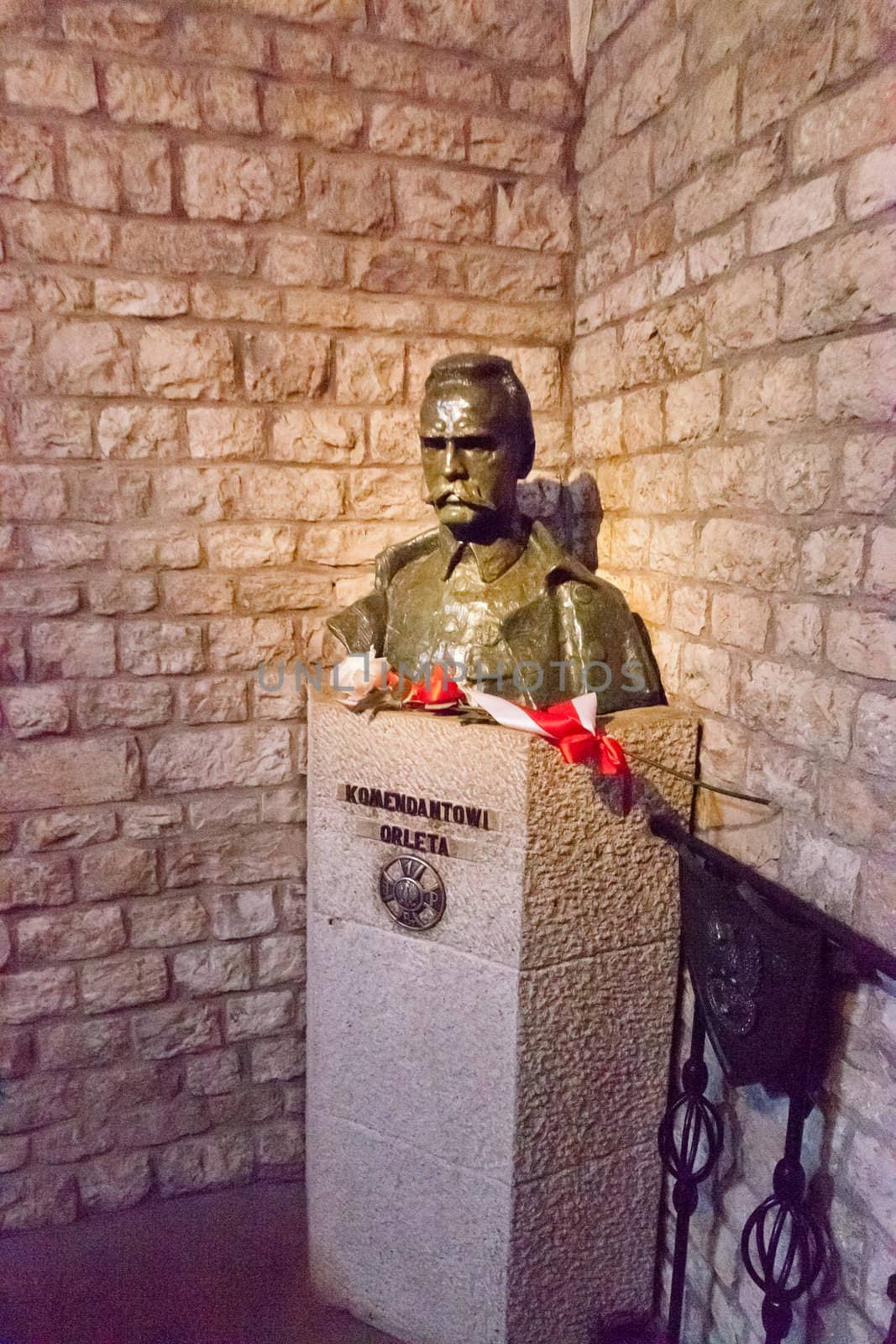 Józef Piłsudski's crypt in Wawel Cathedral