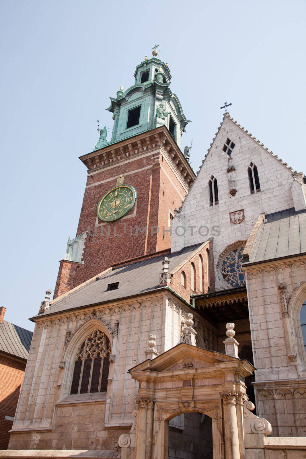 Wawel Cathedral, also known as the Cathedral Basilica of Sts. Stanisław and Vaclav, is a church located on Wawel Hill in Kraków