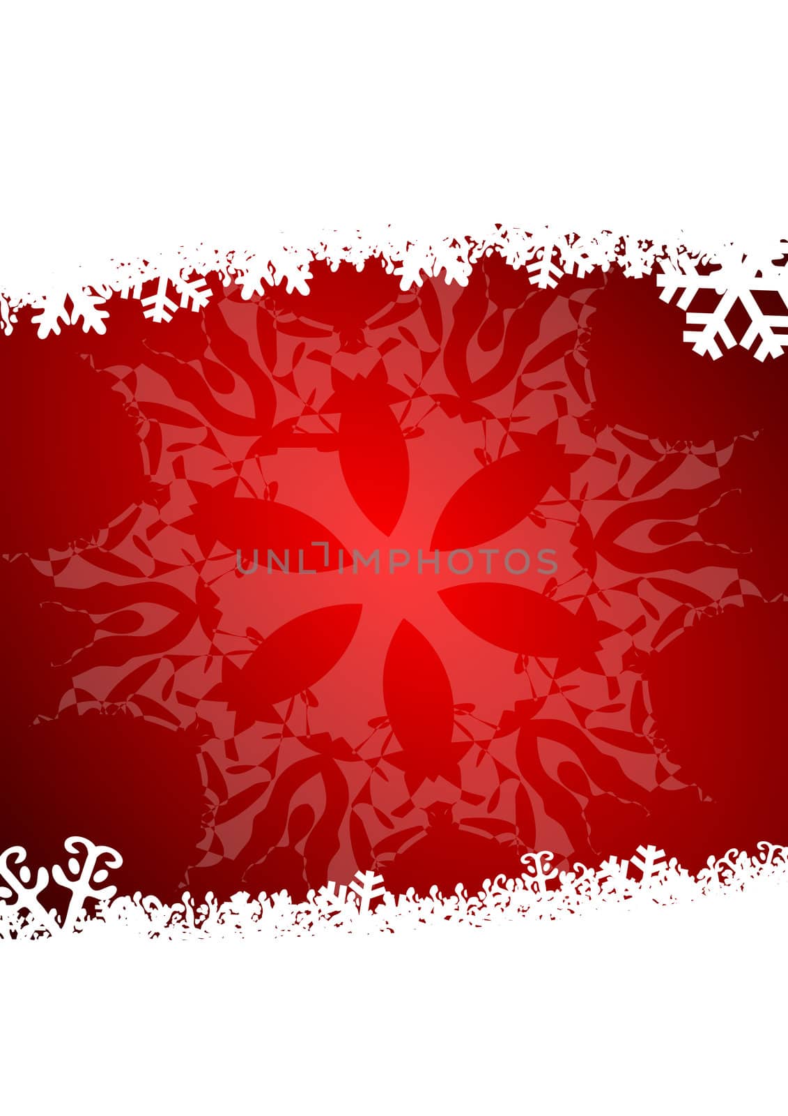 christmas background with snowflakes by alexwhite