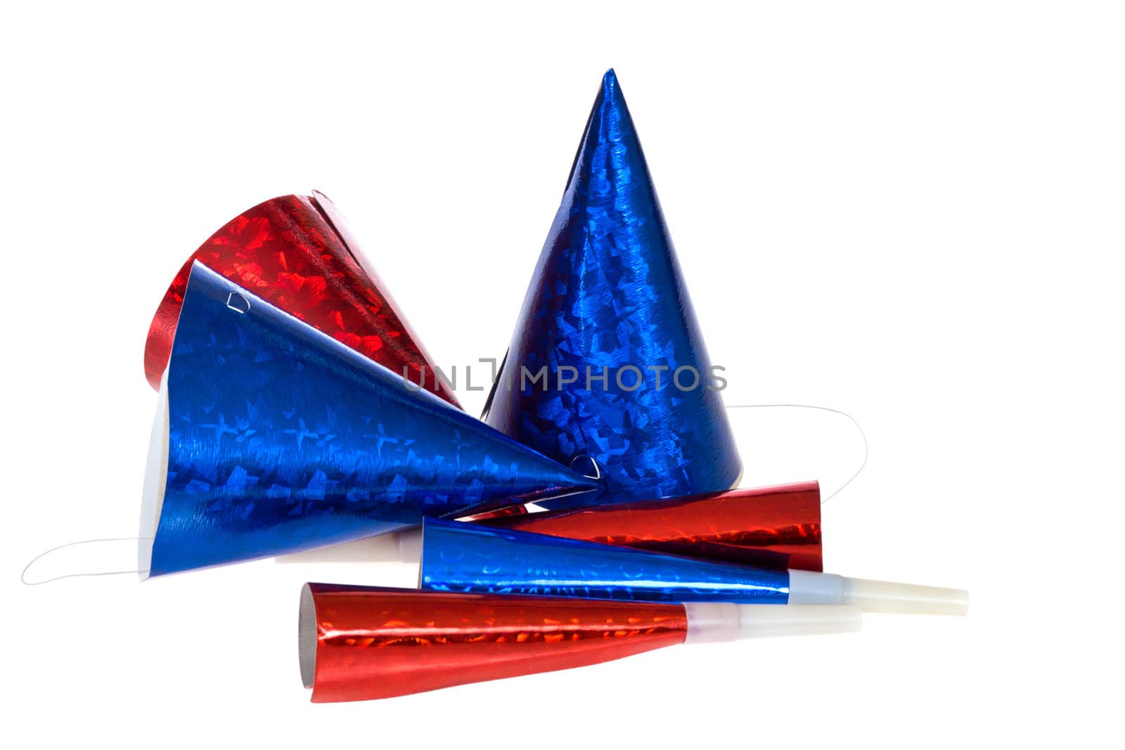 party items, photo on the white background