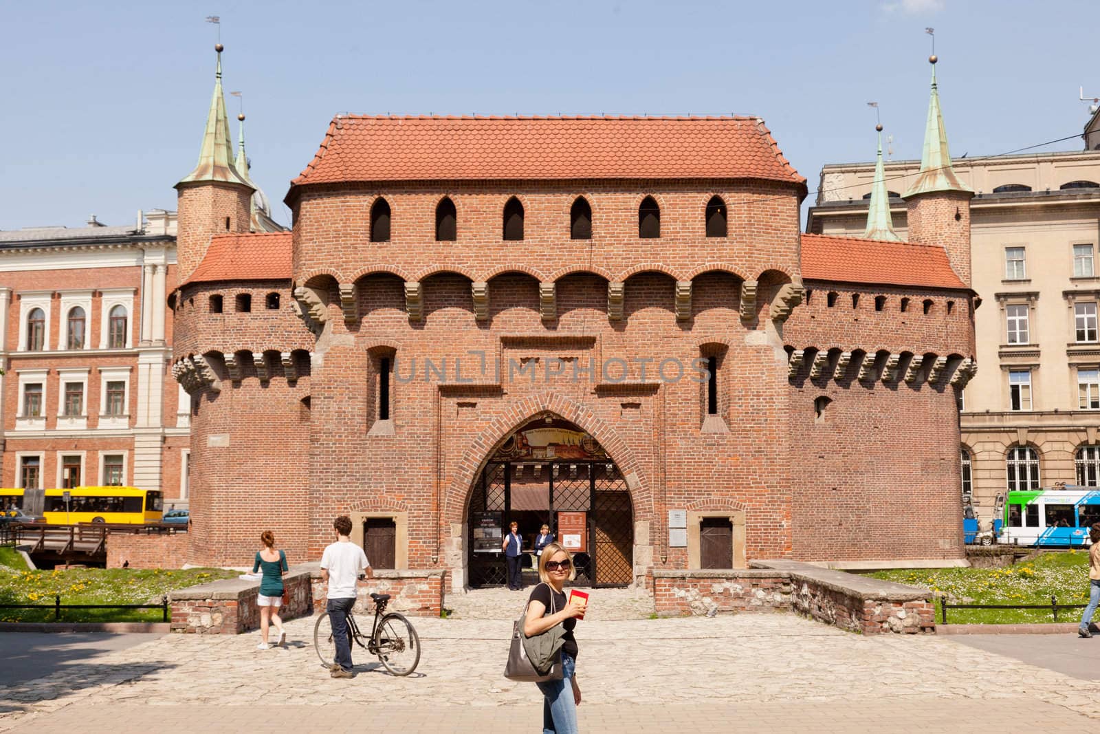 Kraków barbican is a barbican – a fortified outpost once connected to the city walls.